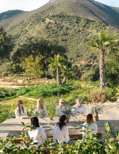 Group around big table