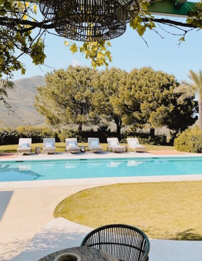 Viluz terraza piscina